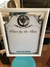 Clos Du Bois Wines By The Glass Wine Menu Display Mirror Restaurant Winery Sign
