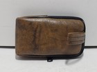 Vintage Hewlett Packard Hp Leather Pouch Protective Case Calculator Brown 6 