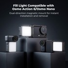 K f Concept Magnetic Quick Release Fill Light For Dji Osmo Action 6 osmo Nano