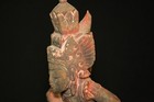 S0488 Antique Hand Carved Wood Hindu Deity Statue   Java Indonesia