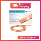 Mandala Crafts 3mm Copper Tone Flat Aluminum Crafting Wire For Sculpting