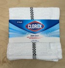 Clorox Dish Cloths -  8 Total  4 Packs Of 2 - 12x12 - Antimicrobial Bleach Safe