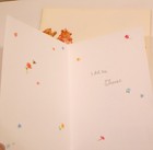 Vtg Card Mary Hamilton Hallmark W  Decorated Envelope Mary s Bear  mom Thanks 