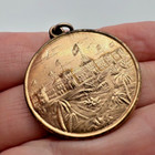 Vtg 1884-5 Exposition New Orleans Worlds Fair Cotton Centennial Brass Charm Coin