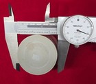 Peek Grey Plastic Round 2 43  Diameter X 2 5  Long  Usa Made - 9 5 Oz 