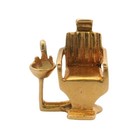 Vintage Solid 14kt Yellow Gold Dentist s Chair And Sink Moving Charm