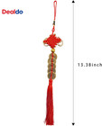 8 Red Strings Chinese New Year Feng Shui Coins Good Luck Charm With Chinese Knot