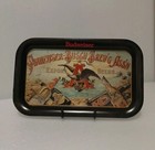Vintage Metal Budweiser Beer Tray  Anheuser-busch Soaring Eagle Over Bottles