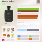 Hawas Kobra By Rasasi 3 4oz Edp         new         Long Lasting