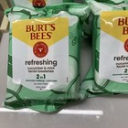 6 X Burt s Bees Facial Cleansing Towelettes Cucumber   Mint 30 Towelettes Each