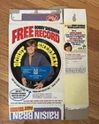 1971 Post Raisin Bran Cereal Box Bobby Sherman With Record  4