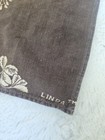 Vintage Linda T Tea Towel Birds In Tree Robin Print Kitchen Linen Decor