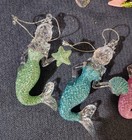 Beautiful 21 Piece Lot Coastal Beach Christmas Ornaments  Mermaids   Seahorses