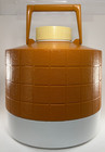 Vintage Thermos Picnic Jug Orange 1 Gallon Water Cooler Spout Tailgate 70s