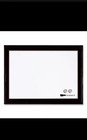 Quartet 79282 Magnetic Dry Erase Board  23 X 17  Black Wood Frame   cork Board