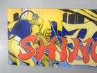 Vintage Sega Shinobi Ninja Arcade Topper Marquee 1988 Plexiglass Video Game 22x7