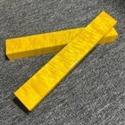 Golden Nanmu Paperweight Pair 11 42-14 17in Solid Wood Calligraphy Decor