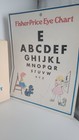 Vintage 1977 Fisher Price Medical Kit  836 W  Eye Chart Usa Doctor Set Toy   