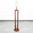Mid Century Modern Danish Solid Mahogany Floor Wood Mcm Denmark Mcm Round