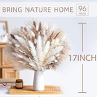 96pcs Dried Pampas Grass - Boho Home Decor   Wedding Floral Arrangements