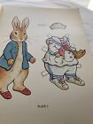 Vtg 80s Paper Doll Uncut Book Peter Rabbit By Kathy Allert 26 Outfits