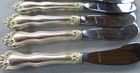 George And Martha 6 1 4 Inch Butterknife With Sterling Handle  Lot Of 8