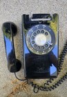 Vintage Black Bell System Western Electric 554 Bmp Rotary Dial Wall Phone 1981