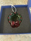 Swarovski Crystal Christmas Wreath Ornament 5223687 W box