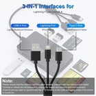 Memory Stick Pro Duo Adapter Reader - 8 In 1 Sd tf ms cf xd Card Reader For Ipho