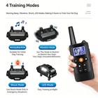 3300 Ft Dog Training Collar Rechargeable Remote Shock Pet Waterproof Trainer