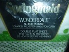 Nos Vtg Springmaid Wondercale Full Double 4pc Sheet Set Green Charmed Circle