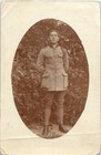 Rppc Wwi Belgian Artillery Officer Ww1 Era 1920 Young Solider Portrait A8