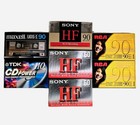 Lot Of 7 Vintage Blank Audio Cassette Tapes - Sealed - Sony  Maxell  Tdk  Rca