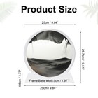 Moving Sand Art Liquid Motion  12  Sand Art Display  Black white Frame 