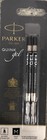 Ship24hrs-parker Quink Ballpoint Pen Gel Ink Refills  Medium Tip  Black  2 Count
