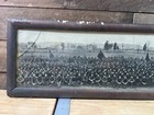 Antique 1917 Wood Framed Yard Long Photograph 12th Field Artillery Fort Meyer 