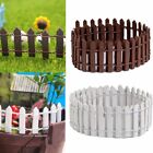 Diy Fairy Garden Kit Wood Fence Accessories Decor Miniature Terrarium Doll House