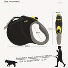  heavy-duty Retractable Dog Leash  Fida 26ft 8m Long Lead With One-hand Brake