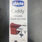 Chicco Caddy Portable Hook-on Chair For Babies And Toddlers Red New