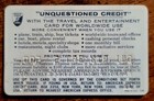    vintage Purple American Express Credit Charge Card Obsolete Expired 1969 Amex