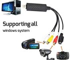 Usb Video Capture Converter Analog To Digital Vhs S-video V8 Pc Windows Ntsc Pal
