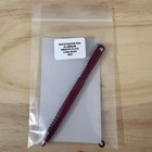 Hinderer Investigator Pen  red Anodized Aluminum  Smooth Flute Long Body - New 