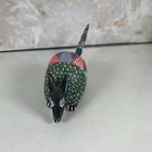 Alebrije Armadillo Hand Painted Carved Wood Oaxaca Folk Art