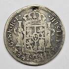 1816 Mexico Chihuahua Silver 8 Reales Overstruck On Ca Cast Silver 8r  x104