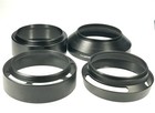 Unbranded 52mm Screw-in Metal Lens Hood Shades Lot Of 4 Hoods