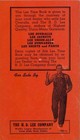 Advertising Antique 1940s  lee Overall Time Book  Railroad Clothes Nos Unused