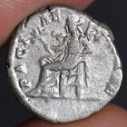 Septimius Severus Denarius Paci Aeternae Ancient Roman Empire Silver Coin 197ad