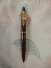 Pelikan 200 Gold Plated Trim Red Ball Point Pen