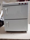 2-tier Hot Towel Warmer Cabinet Uv Sterilizer Double Door Salon Spa Barbershop 