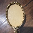 Vintage Gold Tone Ornate Hair Brush 